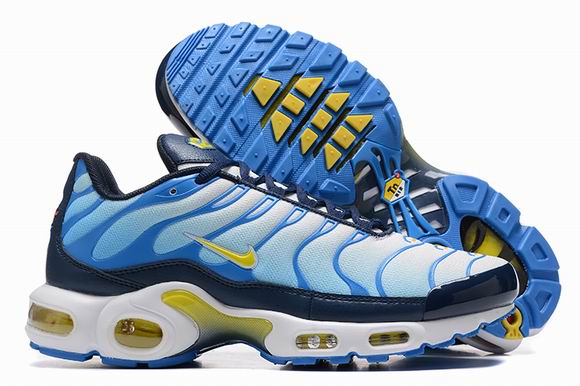 Cheap Nike Air Max Plus Blue Navy Yellow TN Men's Shoes-150